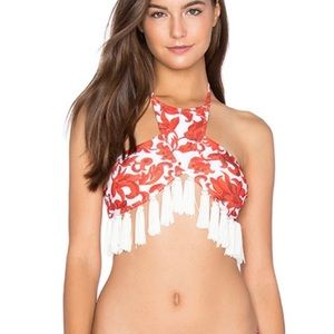 BEACH RIOT CLEO TASSEL TOP